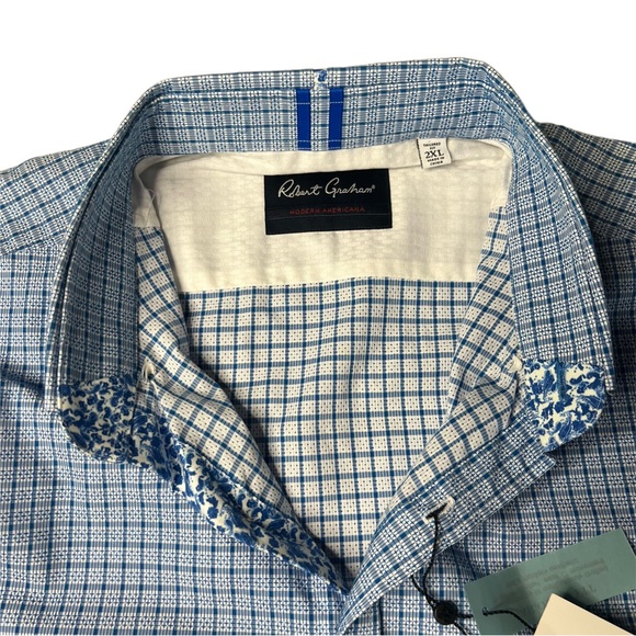 NWT Robert Graham Sansom Long Sleeve Tailored Fit Dress Shirt - Picture 4 of 11
